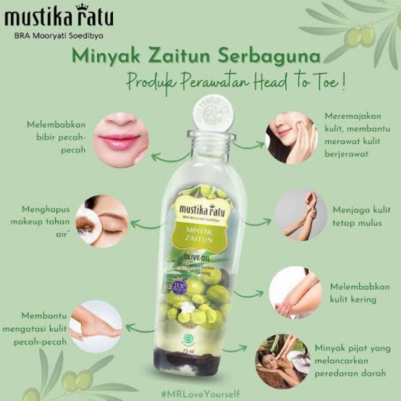 Minyak Zaitun Mustika Ratu Dan Minyak Zaitun Mustika Ratu Lemongrass