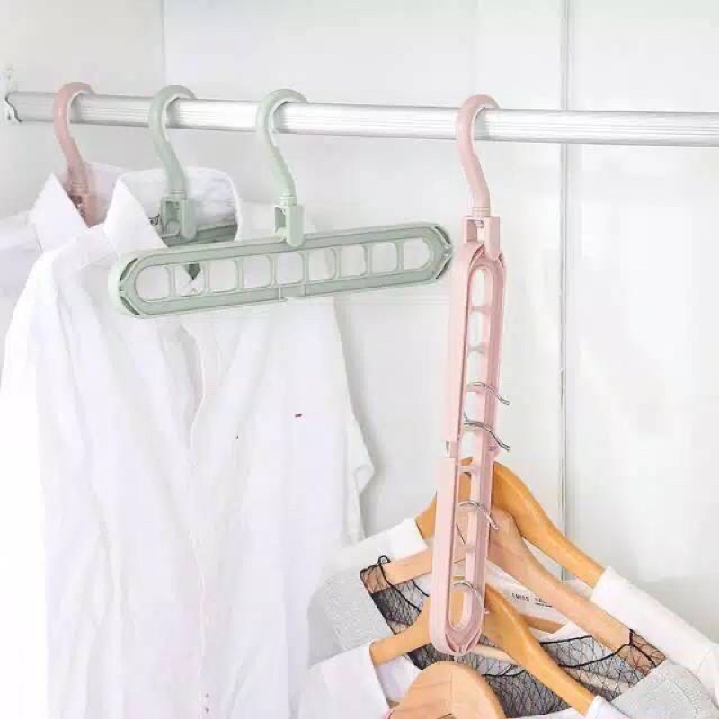 COD✔️ Gantungan Baju 9 In 1 / 9 Hole Magic Hanger