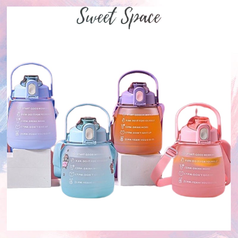 BOTOL MINUM GEMOY 1,3L MOTIVASI GRADASI STICKER [SWEETSPACE]