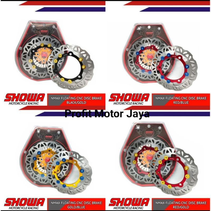 DISC BRAKE PIRINGAN CAKRAM DEPAN VARIASI NMAX AEROX LEXI - SHOWA ORIGINAL