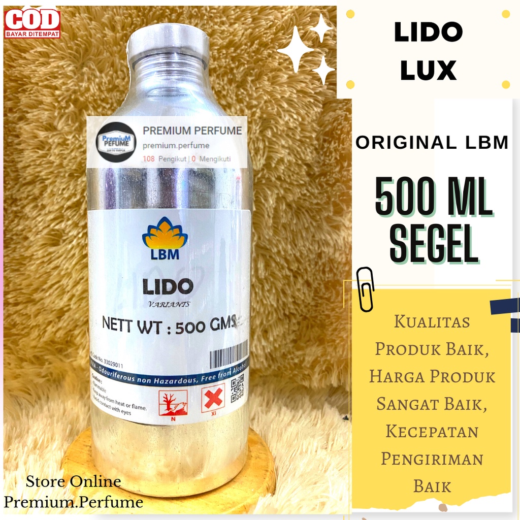 Jual Lbm Ml Lido Aroma Sabun Lux Kemasan Segel Alumunium Original Lbm Fragrance Parfum