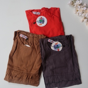Dress Tunik Anak Naomi Laurakidshop 1-4 Tahun