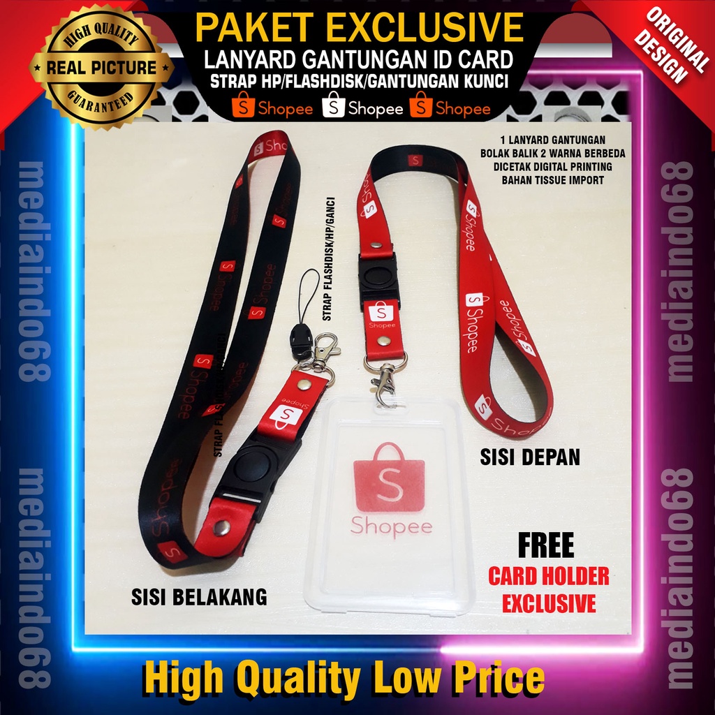 

Lanyard Printing Id Card Market Place (Paket Lengkap Exclusive)