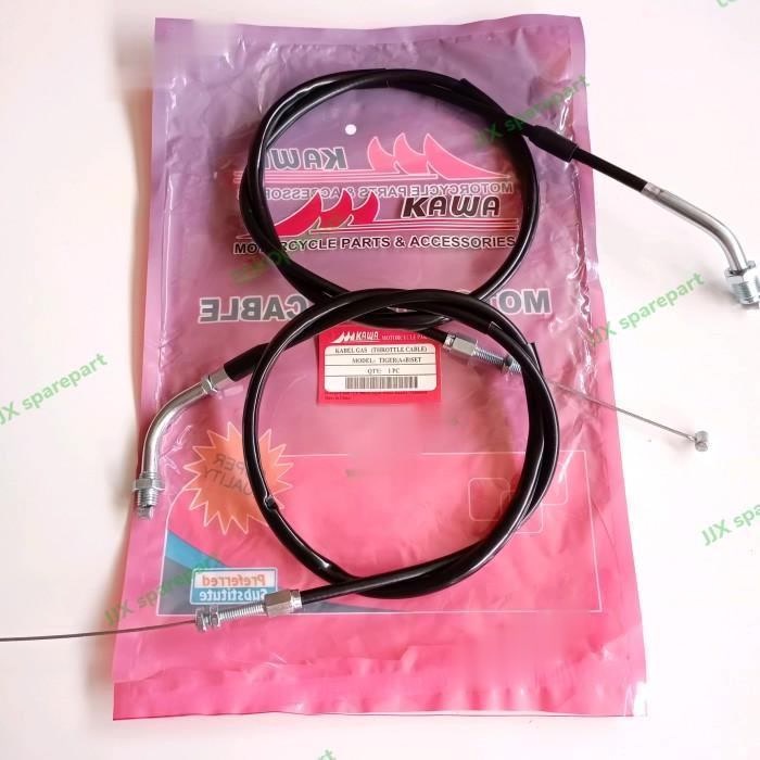 KABEL TALI GAS SET A DAN B ATAS BAWAH TIGER NEW REVO REVOLUTION