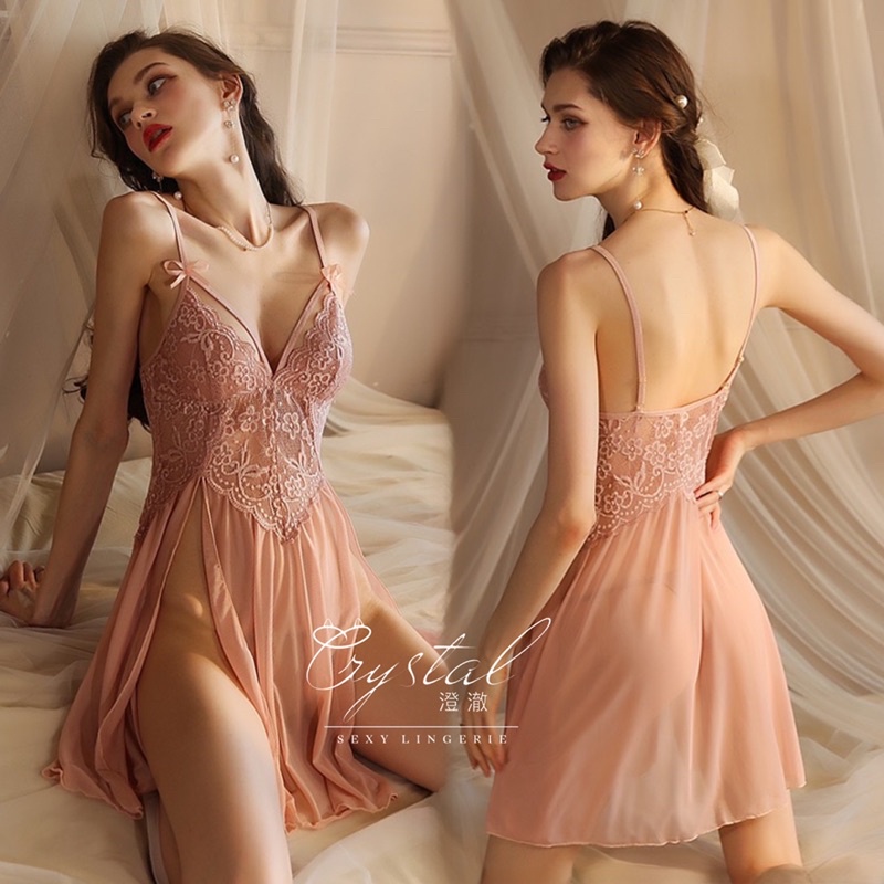 Crystal KELLY Sexy lingerie dress transparan baju tidur sexy lingerie wanita / Lingerie sexy baju tidur lingerie wanita 259