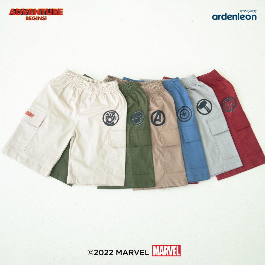 Ardenleon Marvel Avengers Boys Cargo Short Pants