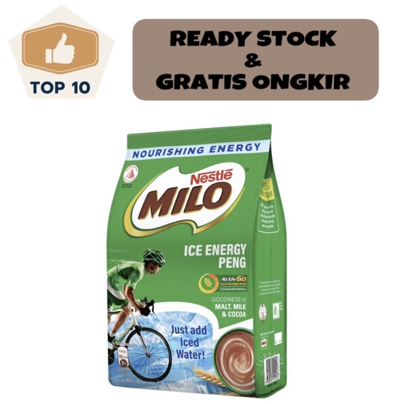 

MILO SINGAPORE Instant Chocolate Malt Drink Powder - Ice Energy 750g