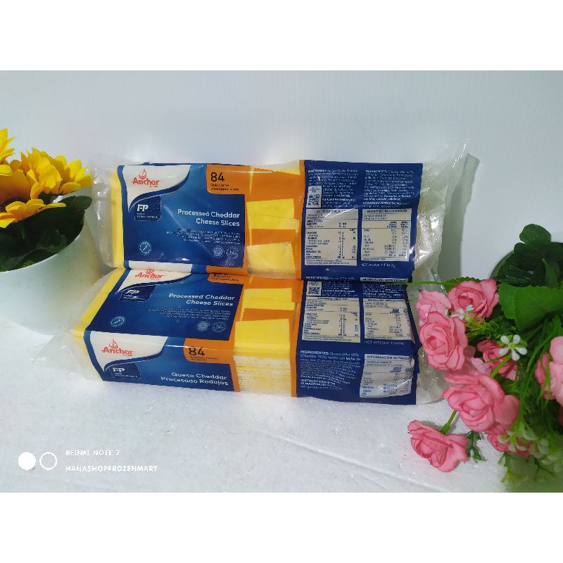 

Keju Anchor Slice Orange Cheddar 1 kg