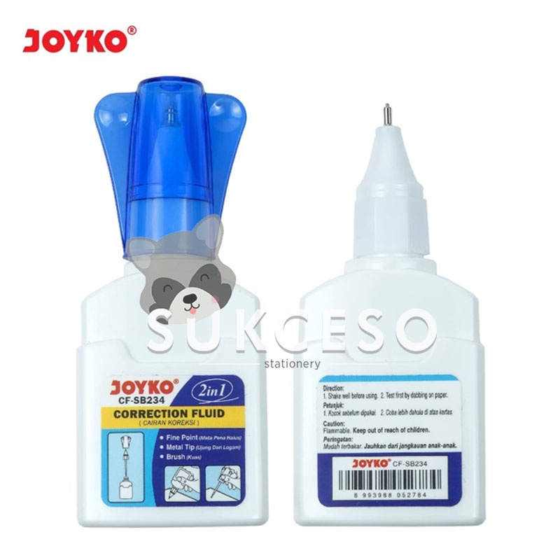 

Joyko tip ex correction fluid 2 in 1 CF-SB234 tip ex cair with kuas