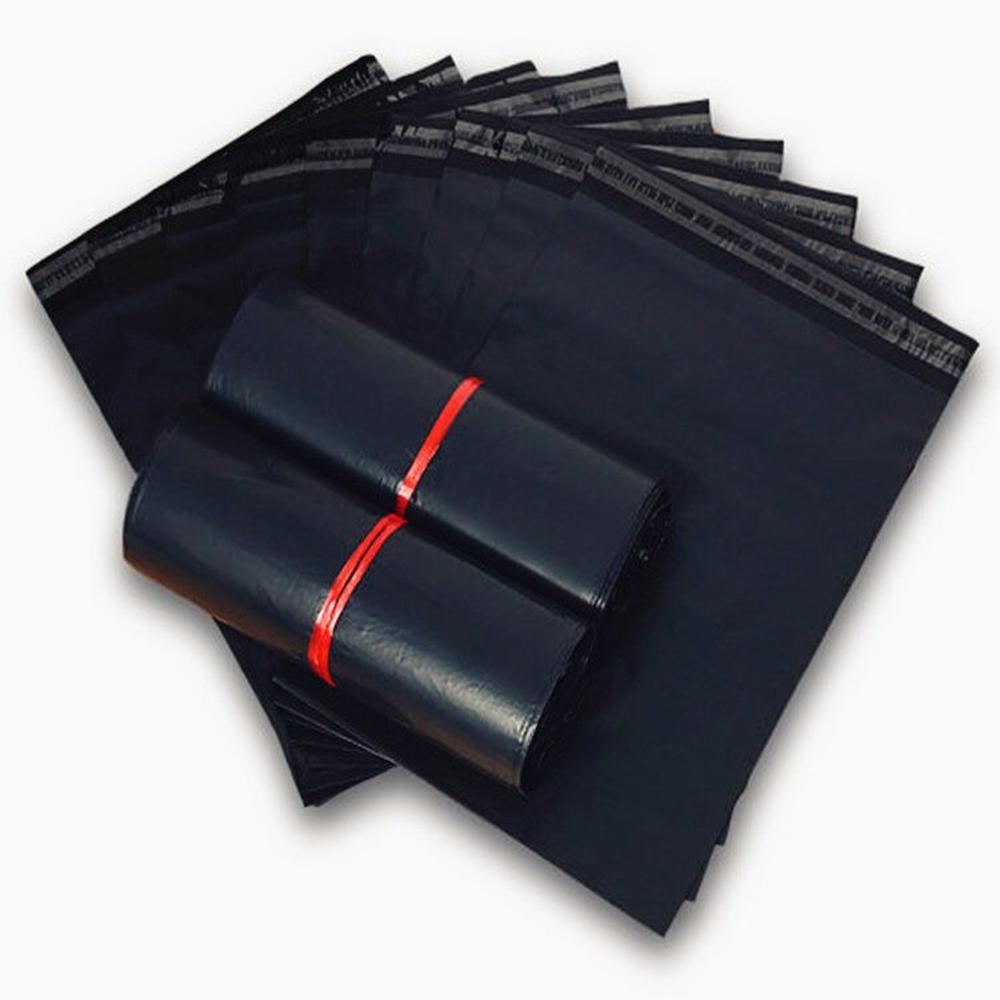 Plastik Polymailer ALL SIZE  Hitam HD Matte  Kantong Plastik Packing Olshop Isi 100 pcs  Lem Kuat Anti Sobek Termurah