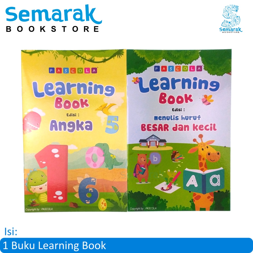 

Pascola Learning Book Buku Belajar Menulis Huruf / Angka