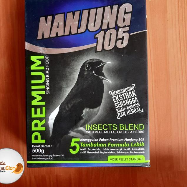 Nanjung 105 Voer Pelet Ebod Jaya Pakan Burung Juara Lomba Untuk Murai