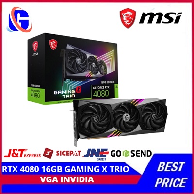 VGA MSI RTX 4080 16GB GAMING X TRIO 16GB GDDR6X
