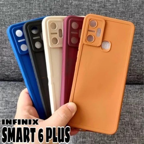 SoftCase Pro Camera Infinix Smart 6Plus/Hot 12 Pro Lens Protector Multicolor &amp; Black