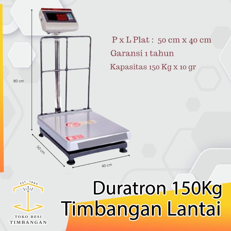 Timbangan Digital DURATRON 150 Kg