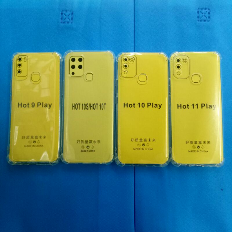 Softcase Bening Anti crak Infinix Hot 9 Play/ Hot 10 Play/ Hot 10/ Hot 10S/ Hot 11 Play