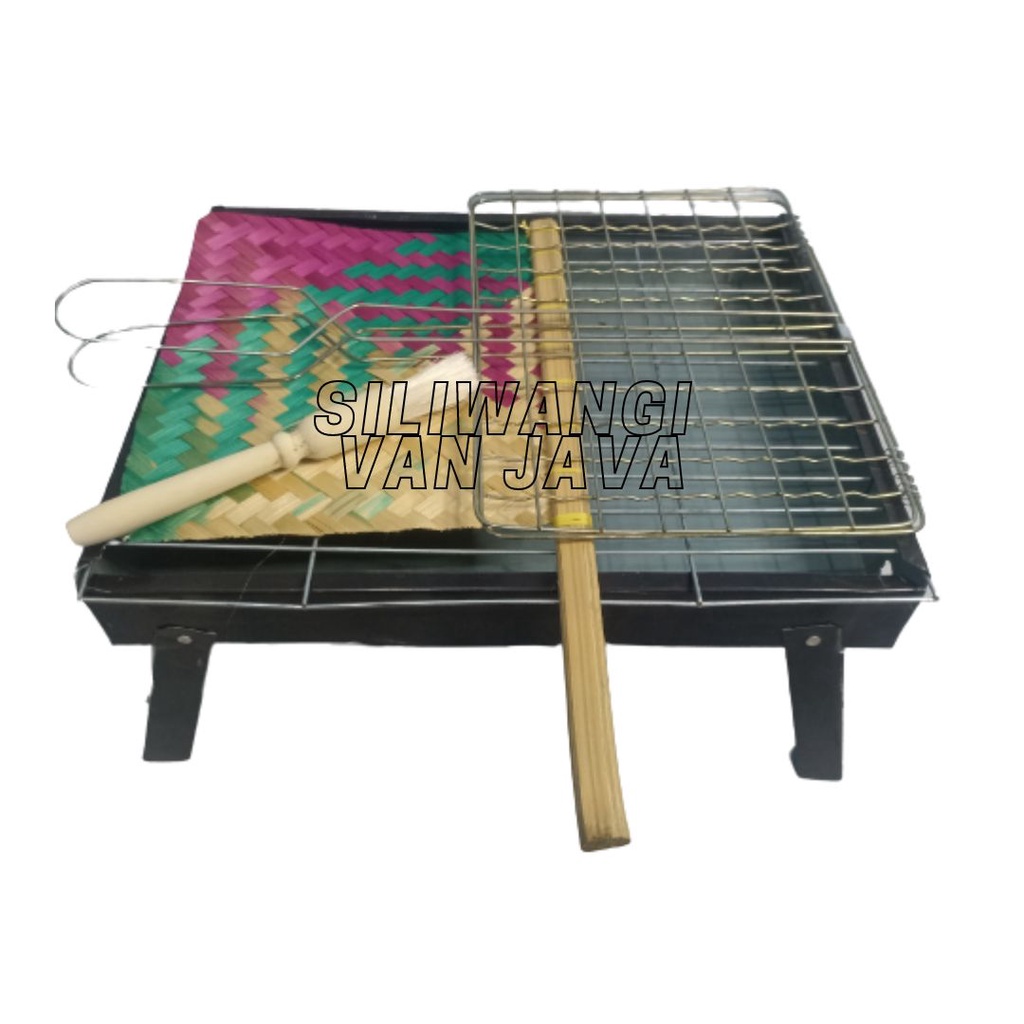 Alat Pemanggang Serbaguna Barbeque Bakaran Portable Arang Panggangan Sosis Ayam Bakar Bbq Sate