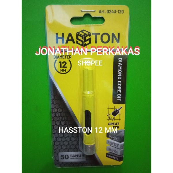 diamond core drill hasston 12mm