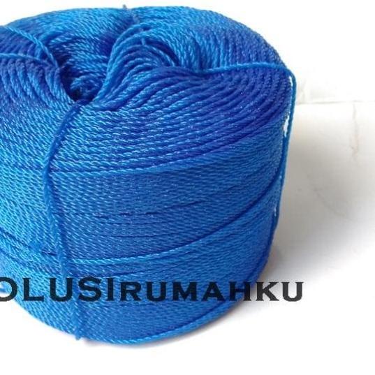 Tali Tambang Plastik 5mm 1 KG 1 RIDO Flexible Lentur SATU Kilogram