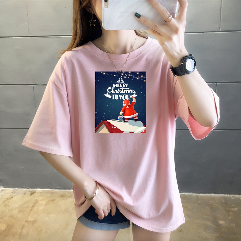 KAOS 0VERSIZE WANITA SPECIAL CRISTMAS EDITION 6