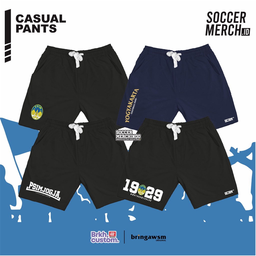 CASUAL PANTS PSIM JOGJA YOGYAKARTA KAOS CASUAL KAOS BOLA KAOS SUPORTER CELANA DISTRO BRKHCUSTOM