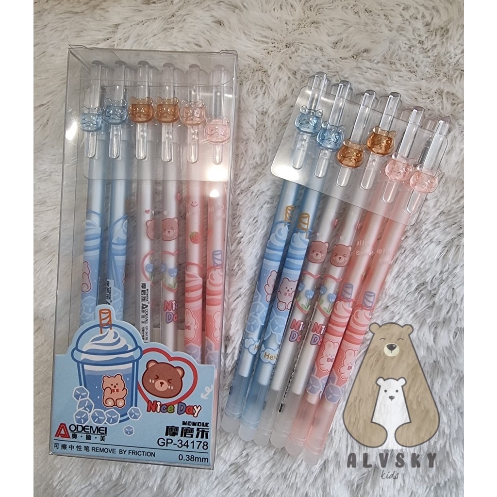 MAGIC ERASEABLE PEN / PULPEN BISA DIHAPUS KARAKTER LUCU