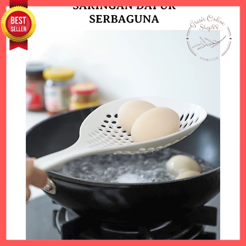 GOS B204 - Sendok Saringan Mie/ Sendok Plastik Serbaguna/ Saringan Mie Spagetti