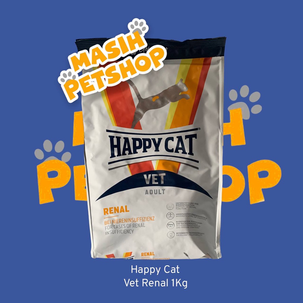 Happy Cat Vet Diet Renal 1Kg - Cat Food - Makanan Kucing