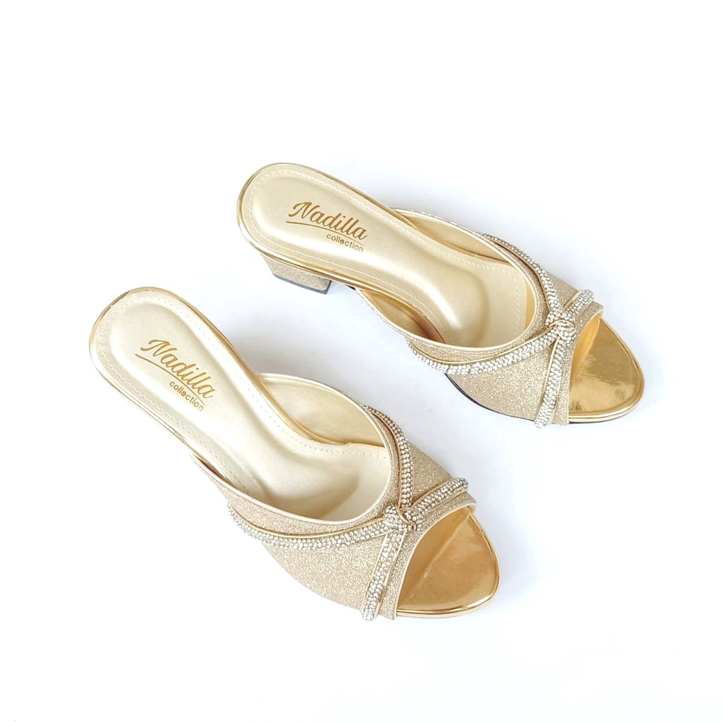 Sandal Pesta Nadilla 5581 Heels wanita Heels Kondangan 5cm