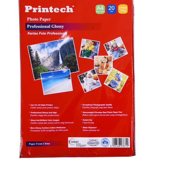 

Kertas Foto / Photo Paper Printech Professional Photo Paper A4 245g