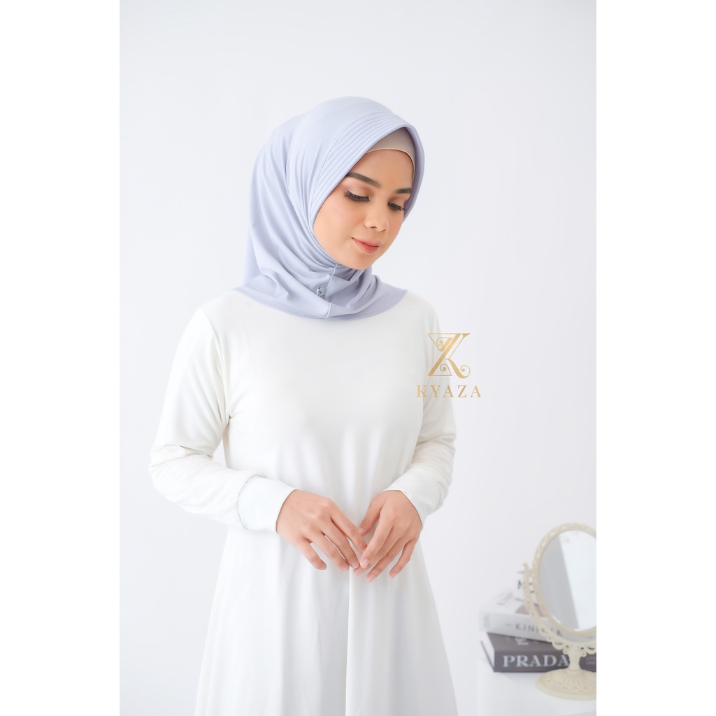 Jilbab Sport, Hijab Olahraga, Bergo Pet Jersey Instant Premium