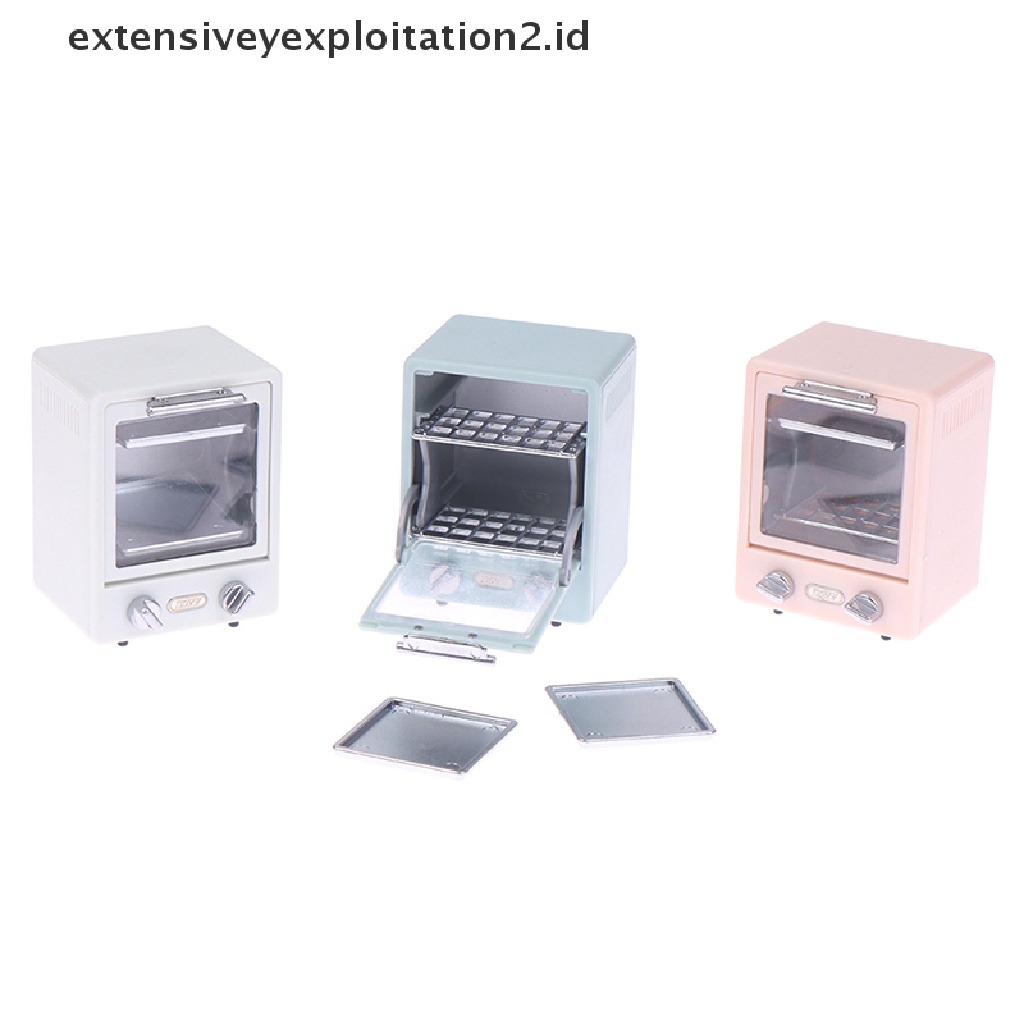 Mainan Miniatur Microwave Oven Vertikal Skala 1: 12 Untuk Dekorasi Rumah Boneka