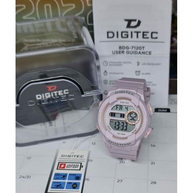 DG 7120T JAM TANGAN DIGITAL TERLARIS BISA OUTDOOR TERLARIS ANTI AIR DIGITEC 7120