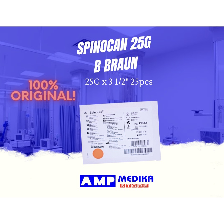Spinocan 25 G. Spinocan 26 G. Spinocan 27 G. B Braun / BOX