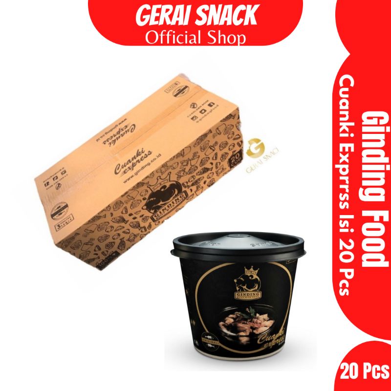 Paket Reseller Cuanki Instan Express Ginding 1 Dus (20cup)