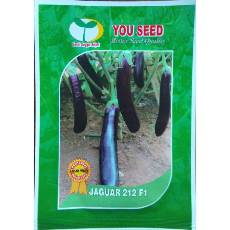 Benih Terong Ungu Jaguar 212 F1 kemasan 5gr