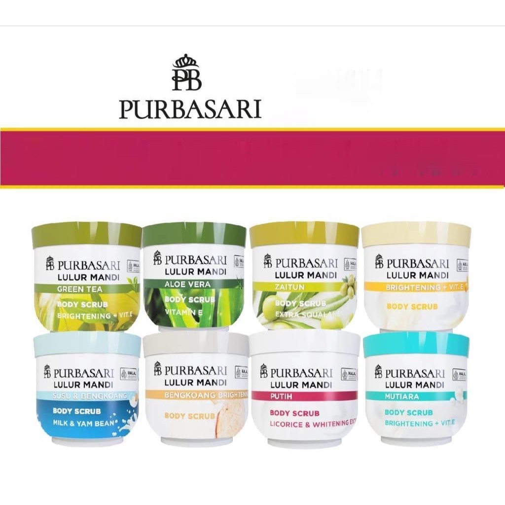 Purbasari Lulur Mandi + Body Scrub 100 gr (New)