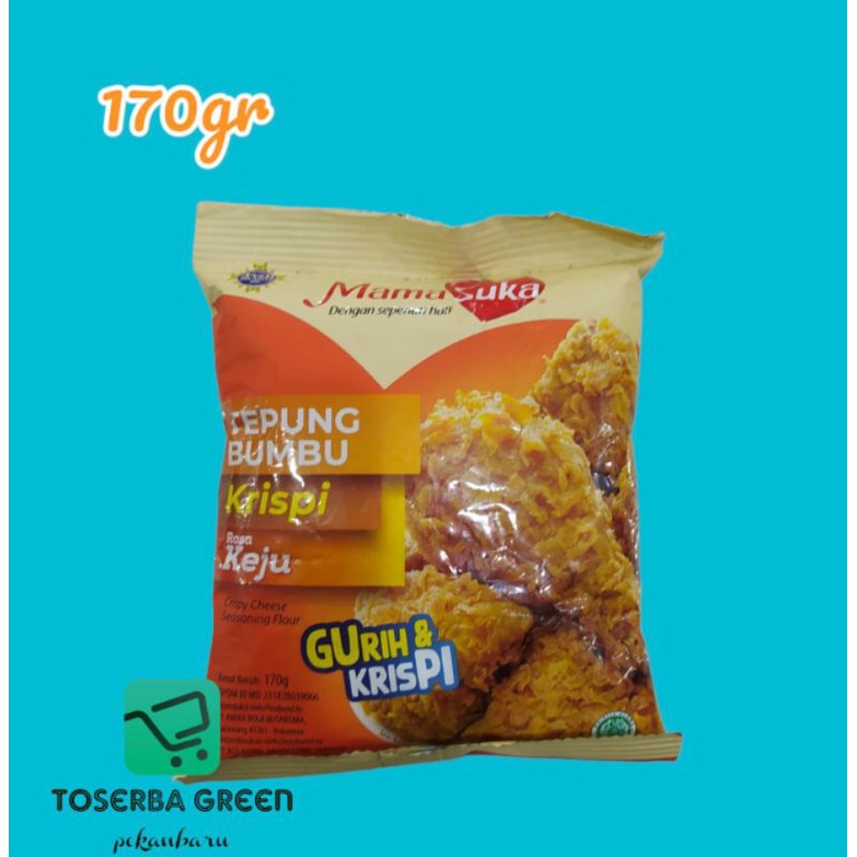 

Mamasuka Tepung Bumbu Krispi Keju 170gr