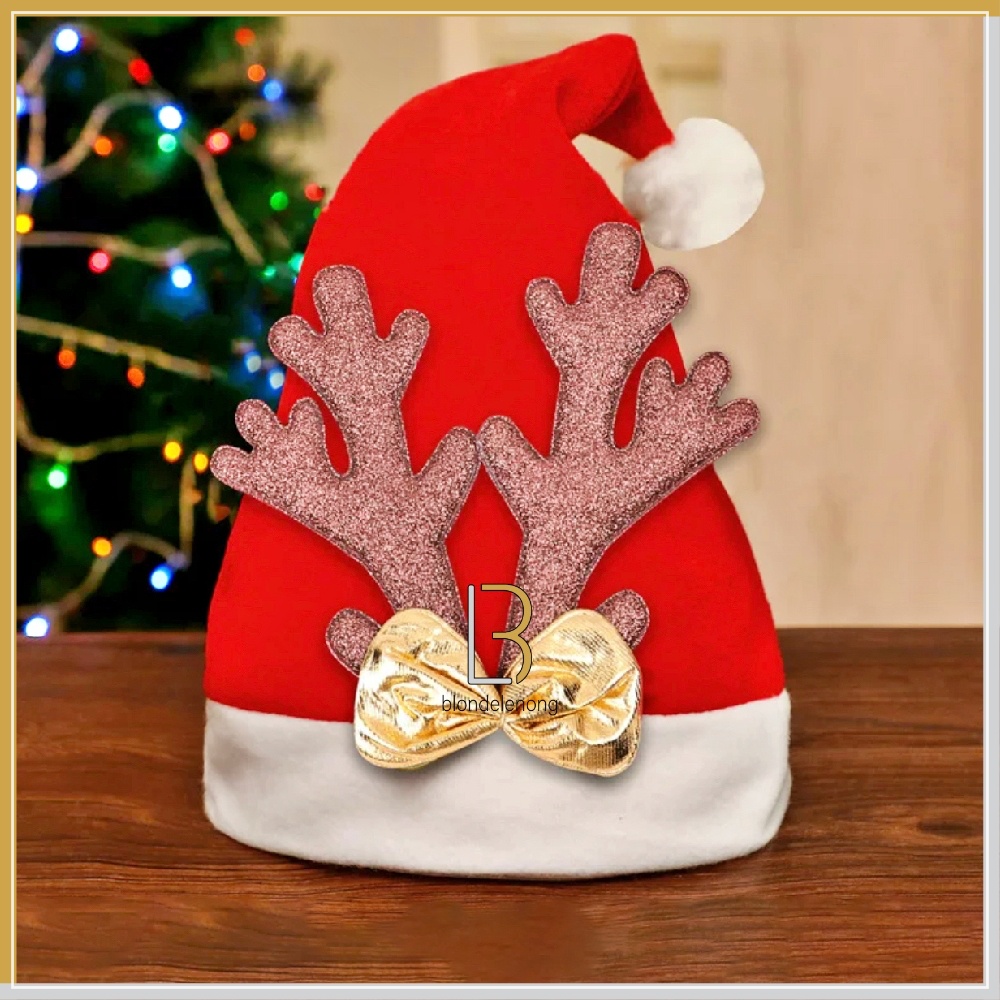 Topi Natal Santa Claus Sinterklas Bando Bandana Tanduk Rusa Aksesoris Hiasan Rambut Dewasa Anak Bayi Kecil Laki Perempuan Led Grosir Polos Bludru Tebal Premium Merah Hijau Lucu Unik Kece Merry Christmas Ornament Decor Accesories Baby Hat Cap Stuff 2023