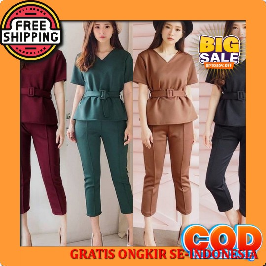 Setelan Wanita Import / Import / Terbaru / Kekinian / Jumbo / Pendek / Kemeja Wanita Style Korea / F