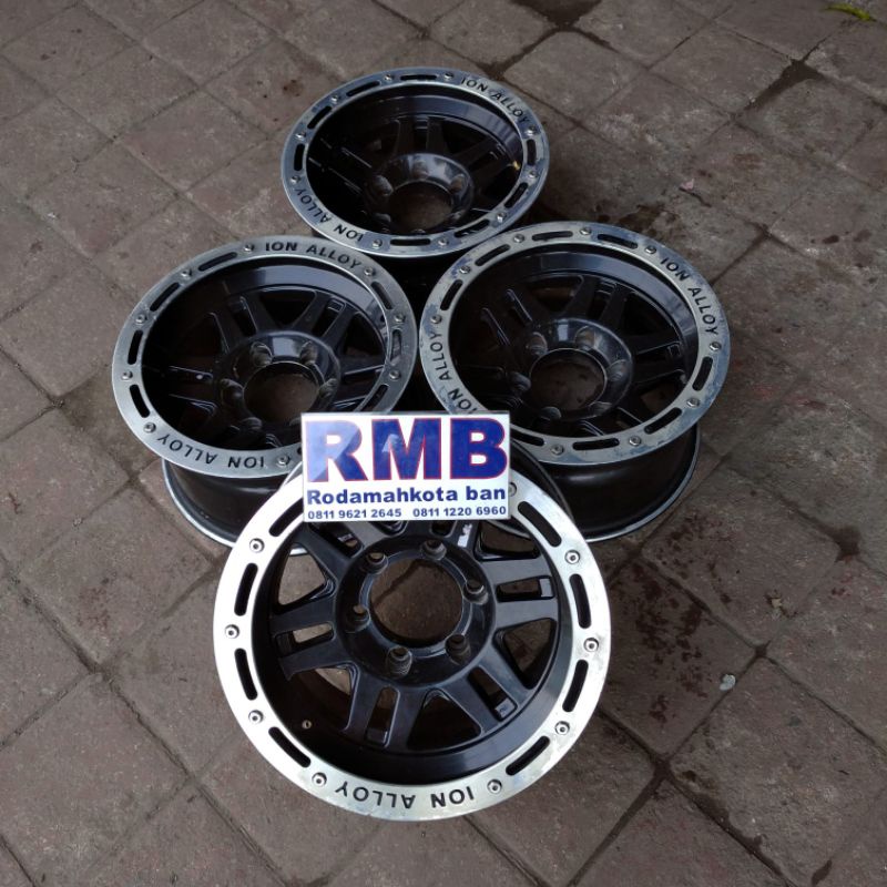 VELG MOBIL SEKEN ION ALOY RING 15 HOLE 6X139 ET -20 COCOK BUAT JEEP