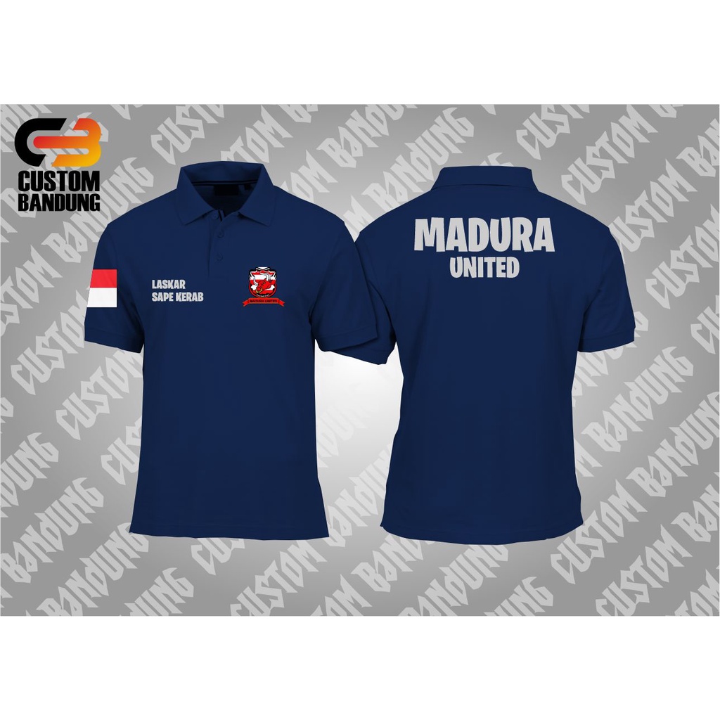 KAOS POLO MADURA UNITED INDONESIA / KAOS GAME / BAJU KAOS CLUB MOTOR/ KAOS DISTRO/ KAOS KOMUNITAS/ KAOS CUSTOM/ KAOS MURAH /COMBED 30S LEMBUT NYAMAN DIPAKAI/ KAOS KEREN/ KAOS PREMIUM QUALITY