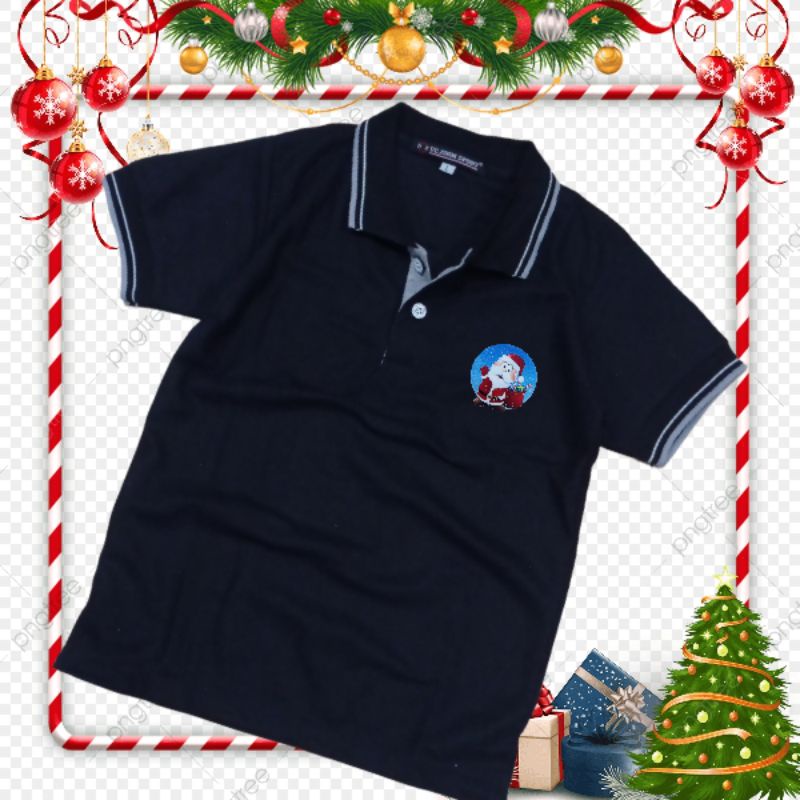 POLO SHIRT KIDS MERRY CHRISTMAS / KAOS KERAH NATAL ANAK-ANAK USIA 3-11 TAHUN / KAOS SEKOLAH MINGGU ANAK / KAOS WANGKY ANAK / KAOS SERAGAM ANAK-ANAK / KAOS LAKOS ANAK / KAOS ANAK UNISEX / KAOS KERAH ANAK TERMURAH / KAOS ANAK BISA COD / KAOS KERAH ANAK ADEM