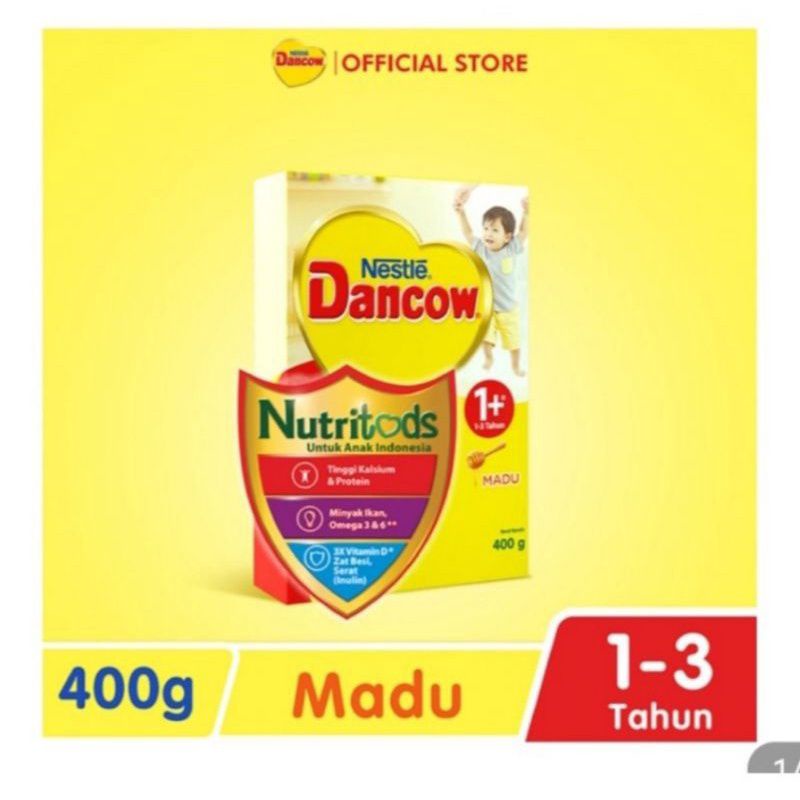 Susu Dancow 1+ MADU 400 gram,Susu Dancow 1+ Nutritods 400 gram