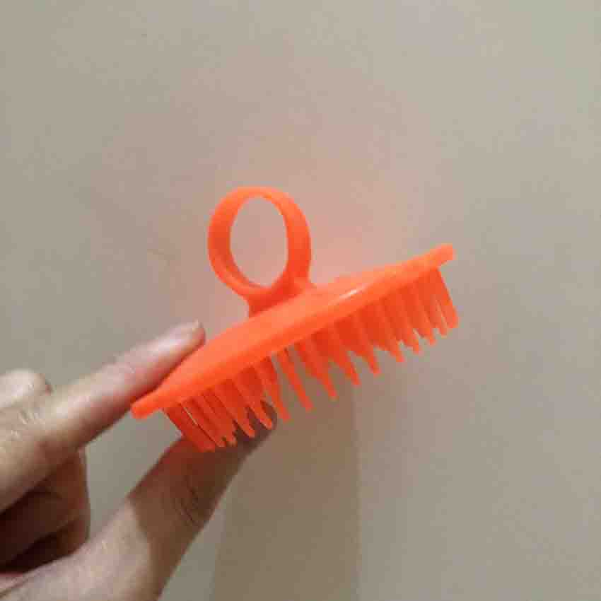 Sikat Pembersih Rambut Silikon HAIR Cleansing Pad Brush Silicone Bulat -1pcs