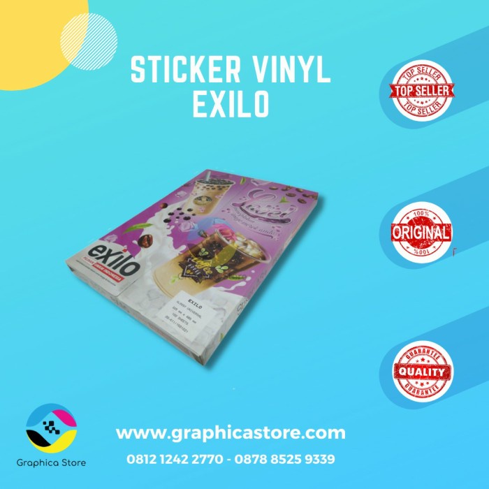 

Perekat Kertas Sticker Vinyl Exilo Laser A3+ [Promo]