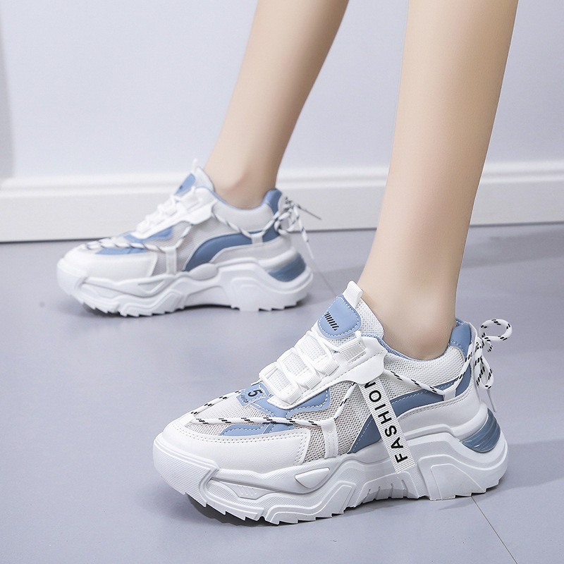 Sneaker Wanita Fashion Import Sepatu Perempuan Sport Korean Style Sneakers Shoes Cewek Terbaru SP-214