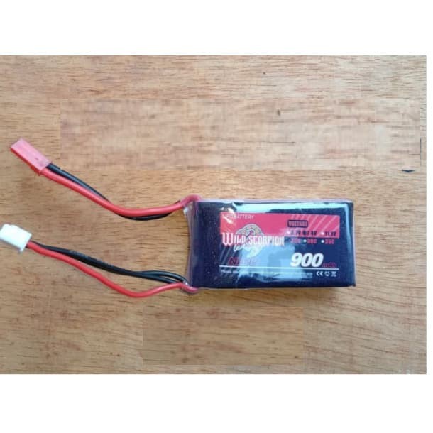 Battery Batre Lipo Wild Scorpion Nano 900mah 2S 25C