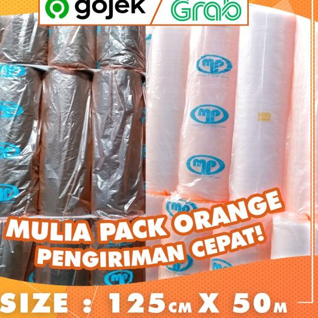 

BUBBLE WRAP ROLL 50 METER HITAM PUTIH BUBLE WRAP MURAH PROMO MULIAPACK - MP ORG - Putih