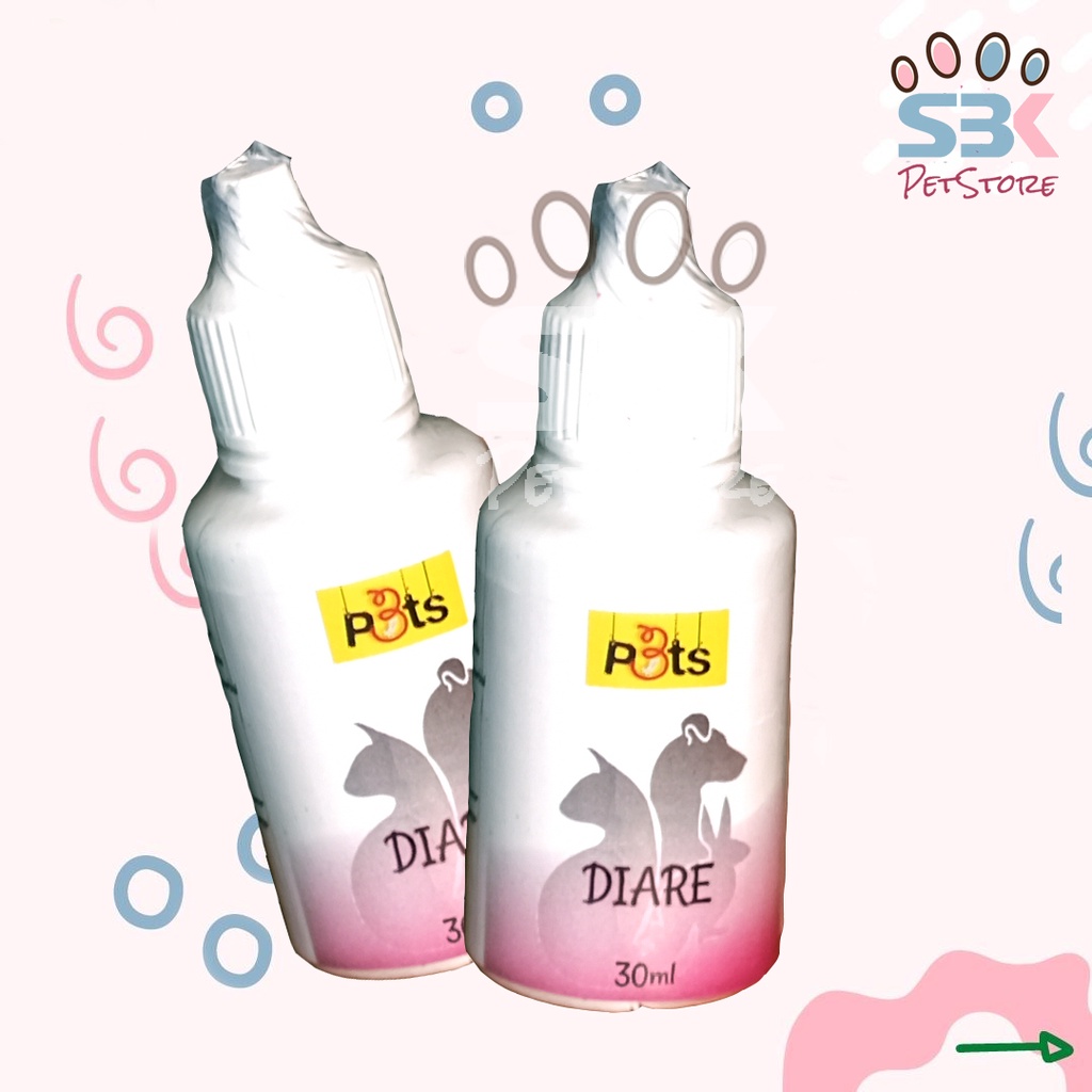 Obat Diare P3TS Untuk Hewan Kucing, Anjing, Kelinci dll 30ml